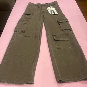 VIP Olive Green Girls Cargo Pants
